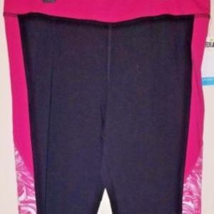 Everlast Black Pink Leggings Women’s Size L